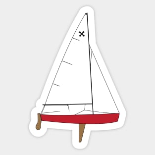 Windmill Sailboat One-Design Class Sticker